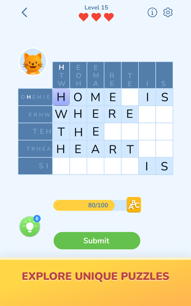 Crypto Words Puzzle - عکس بازی موبایلی اندروید