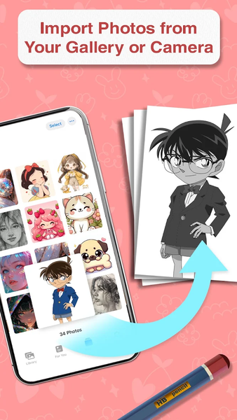 Draw Anime - AR Drawing Sketch - Image screenshot of android app