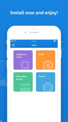 Cryptonator cryptocurrency wallet - عکس برنامه موبایلی اندروید
