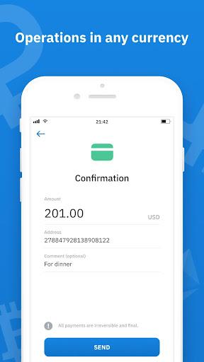 Cryptonator cryptocurrency wallet - عکس برنامه موبایلی اندروید