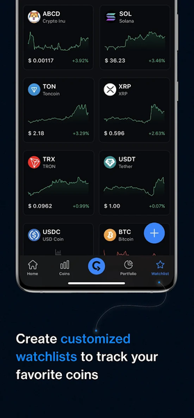 CryptoRank: Crypto Tracker App - عکس برنامه موبایلی اندروید