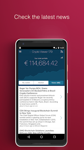 Crypto Viewer - عکس برنامه موبایلی اندروید