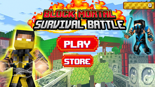 Block Mortal Survival Battle - Gameplay image of android game