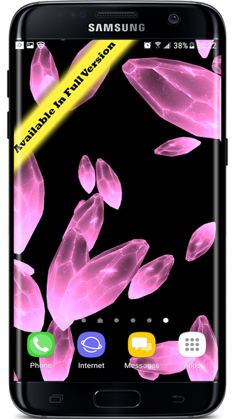 3D Crystals Particles Live Wallpaper - عکس برنامه موبایلی اندروید