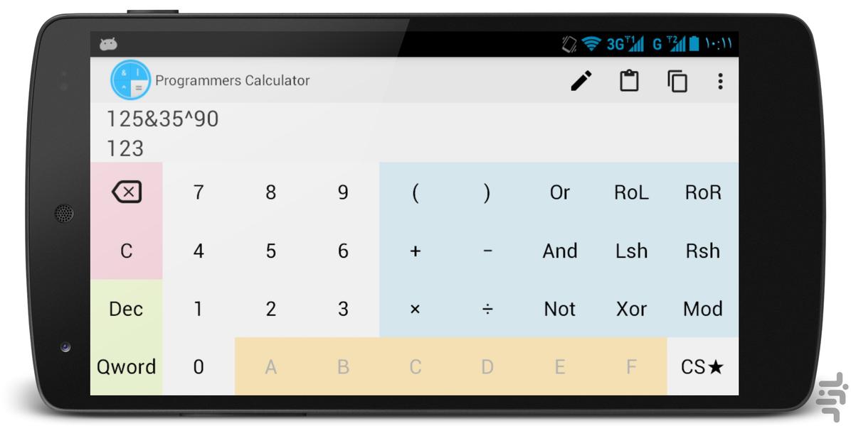 ماشین حساب شناور + برنامه نویسان - عکس برنامه موبایلی اندروید