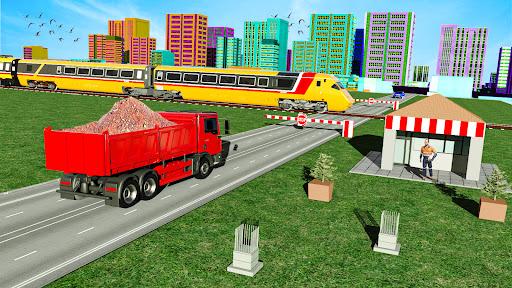 Indian Train Construction Game - Gameplay image of android game
