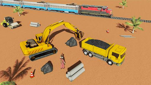 Indian Train Construction Game - عکس بازی موبایلی اندروید