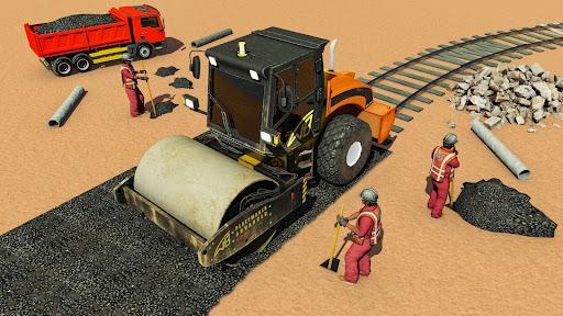 Indian Train Construction Game - Gameplay image of android game