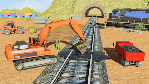 Indian Train Construction Game - Gameplay image of android game