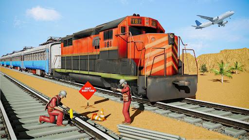 Indian Train Construction Game - Gameplay image of android game