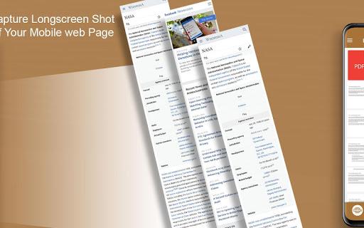 Long Screenshot - Full Screen Capture - عکس برنامه موبایلی اندروید