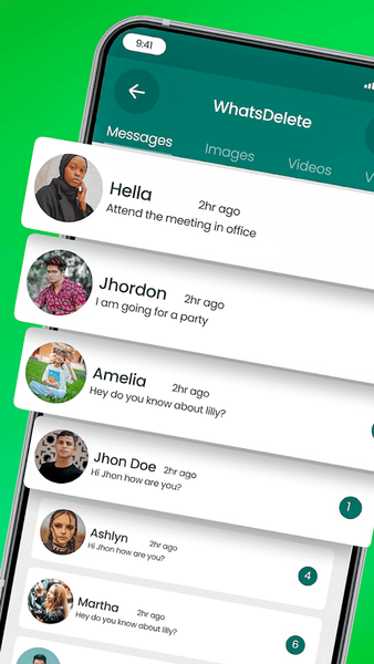Deleted Messages Recovery - عکس برنامه موبایلی اندروید
