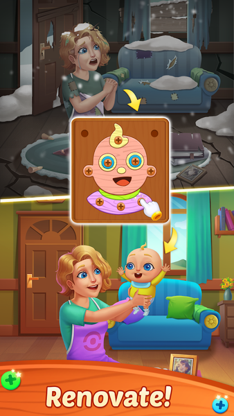 Color Bolts - Screw Puzzle - Gameplay image of android game