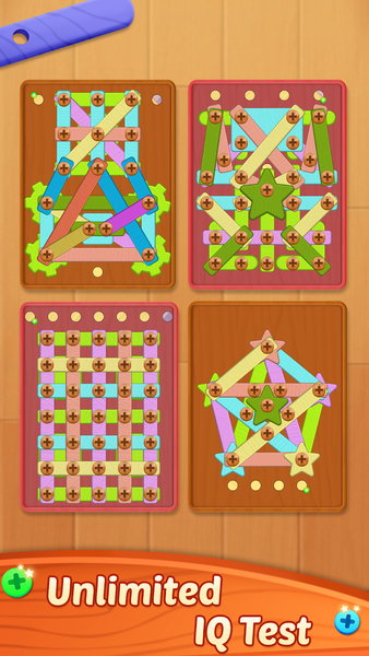 Color Bolts - Screw Puzzle - Gameplay image of android game