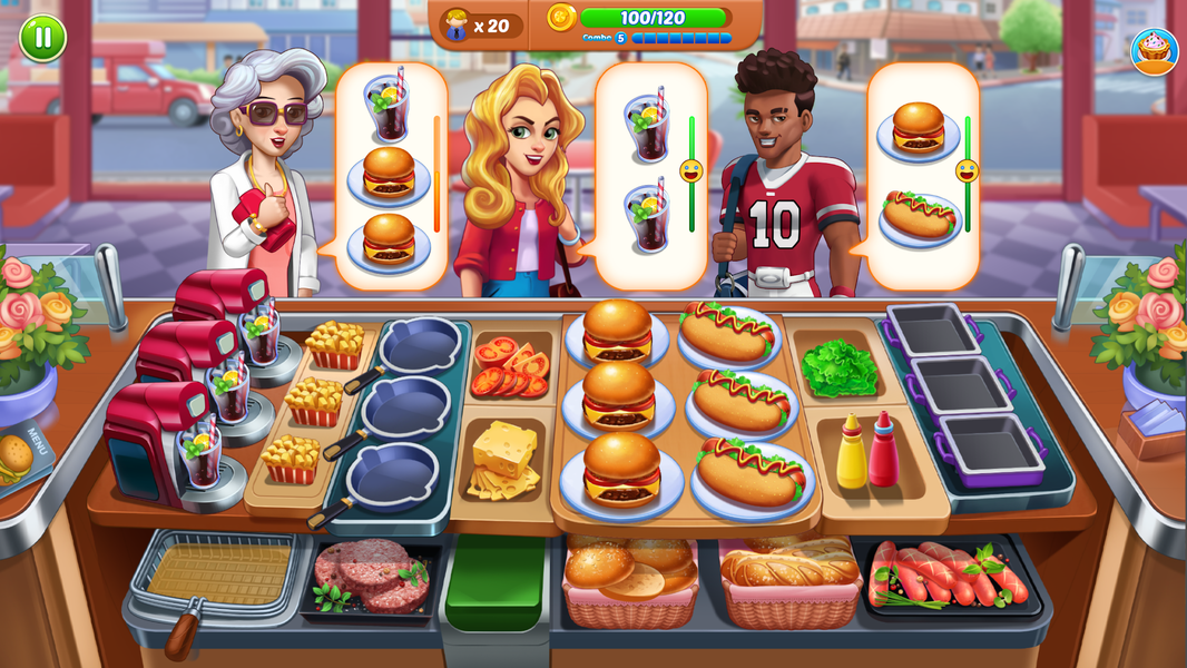 Kitchen City: Food Restaurant - عکس بازی موبایلی اندروید