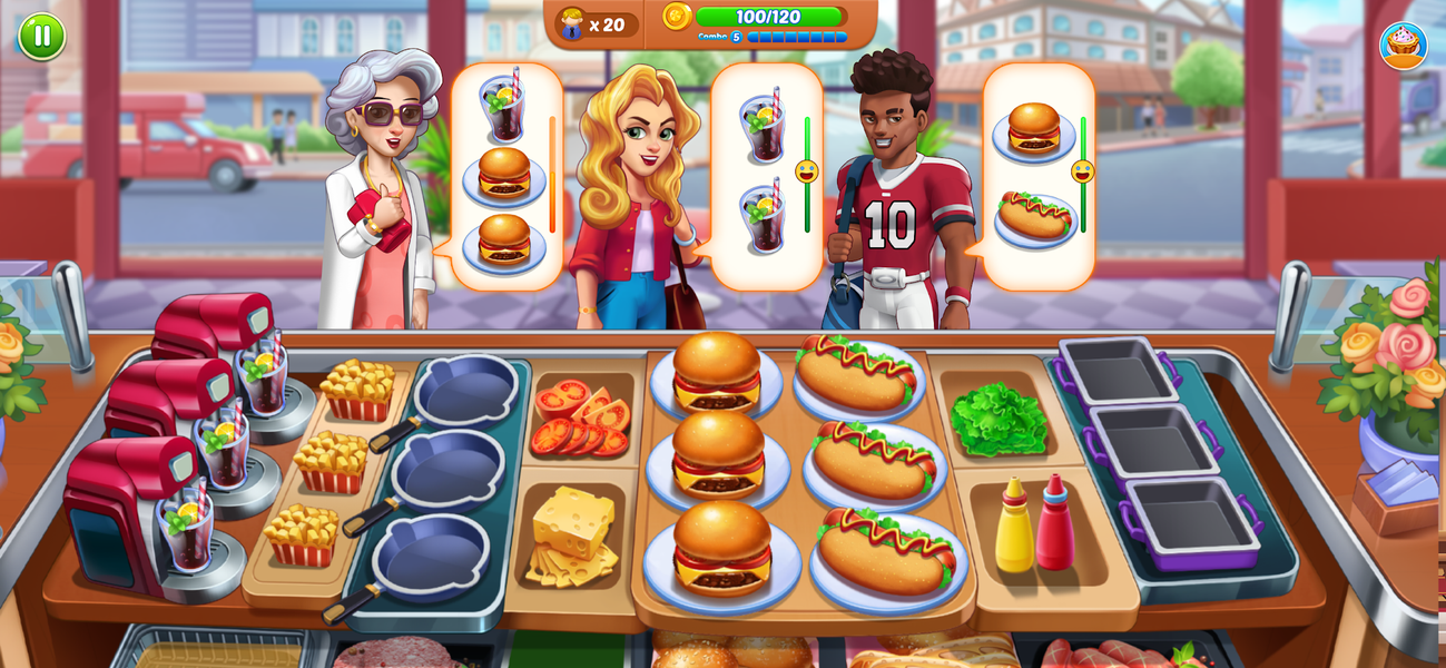 Kitchen City: Food Restaurant - عکس بازی موبایلی اندروید