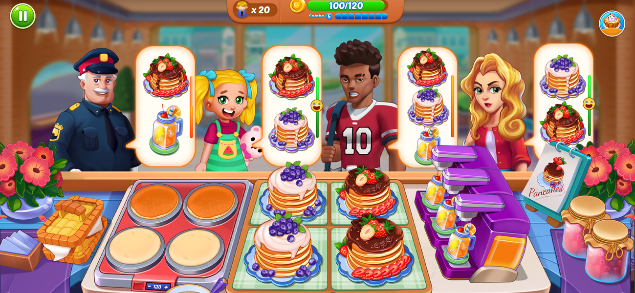 Kitchen City: Food Restaurant - عکس بازی موبایلی اندروید