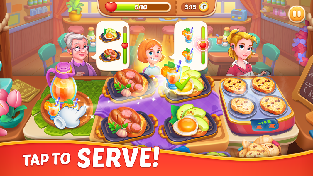 Cooking Tasty: Restaurant Game - Gameplay image of android game