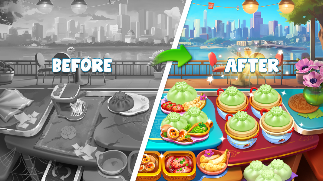 Delicious Island: Cooking game - عکس بازی موبایلی اندروید