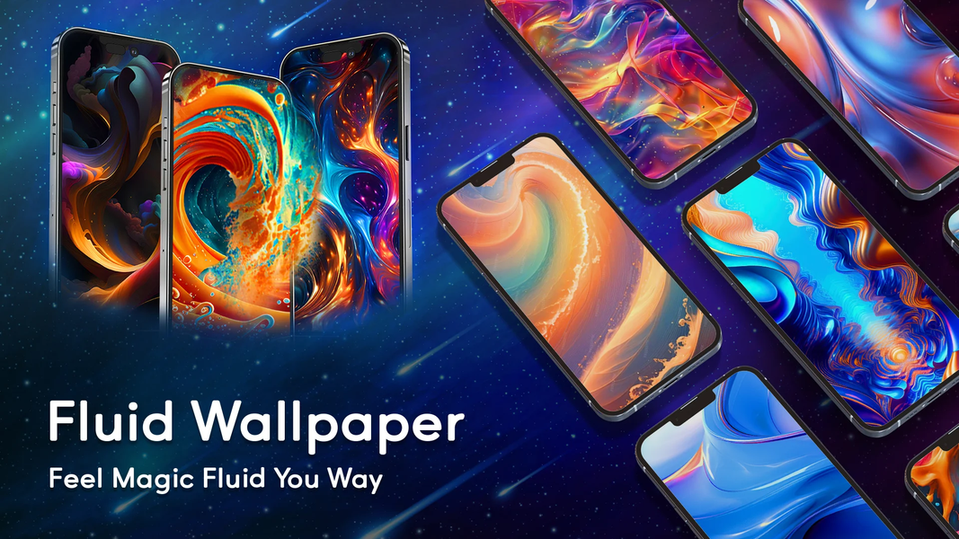 Magic Fluid: Live Wallpaper 4D - عکس برنامه موبایلی اندروید