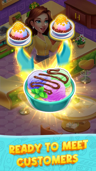 Merge Cafe - Restaurant decor - Gameplay image of android game