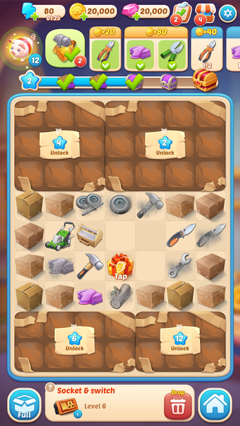 Merge Memory - Town Decor - Gameplay image of android game