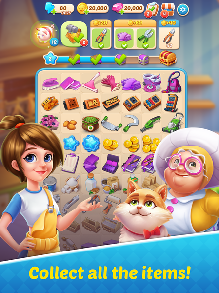 Merge Memory - Town Decor - Gameplay image of android game