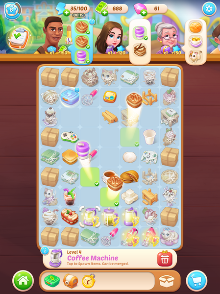 Merge Passion: Love Decor - Gameplay image of android game