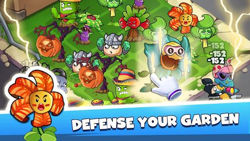 Merge Plants – Monster Defense - Gameplay image of android game