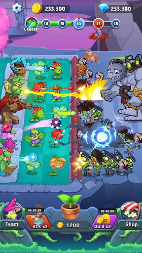 Plant Empires - Zombie War, Merge Defense Monster - Gameplay image of android game