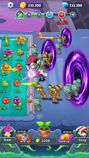 Plant Empires - Zombie War, Merge Defense Monster - Gameplay image of android game