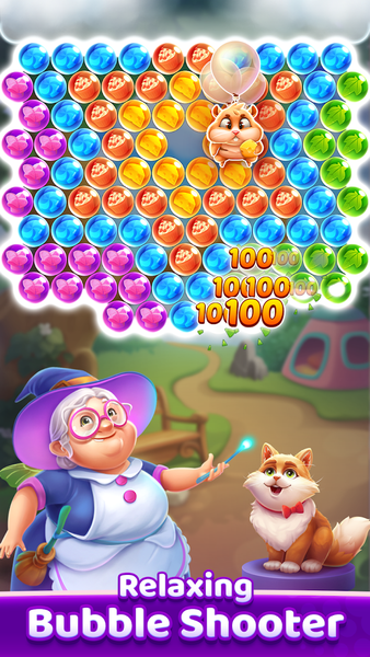 Bubble Shooter : Story Game - Gameplay image of android game
