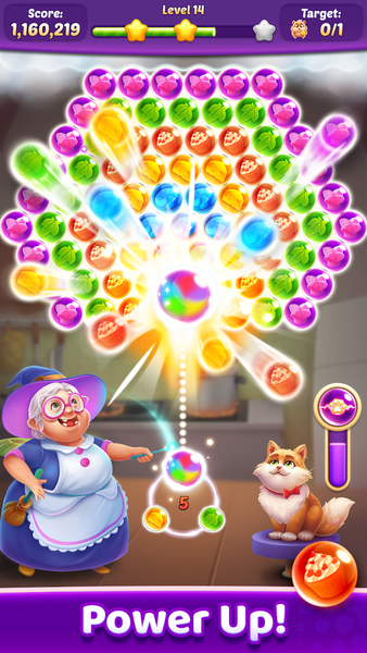 Bubble Shooter : Story Game - Gameplay image of android game