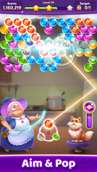 Bubble Shooter : Story Game - Gameplay image of android game