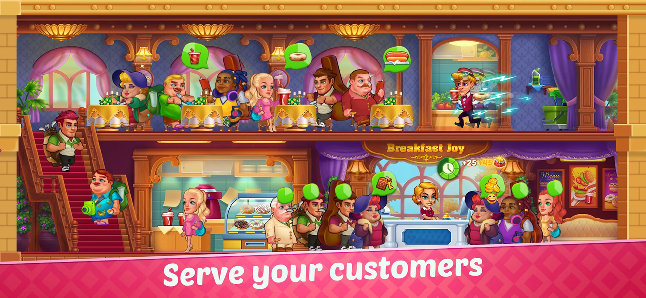 Restaurant Journey - Gameplay image of android game
