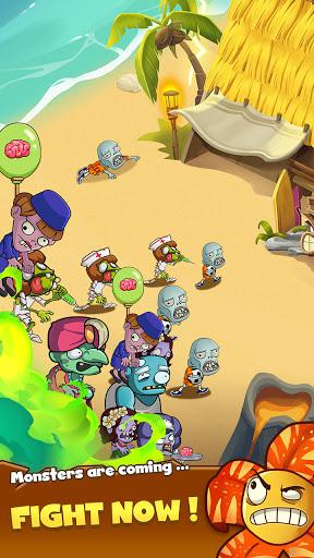 Zombie Defense - Plants War - Gameplay image of android game