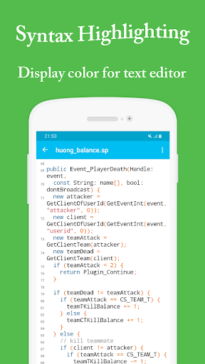 Sublime Text Editor - Image screenshot of android app