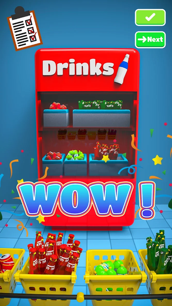 Fill Up Fridge:Organizing Game - Gameplay image of android game