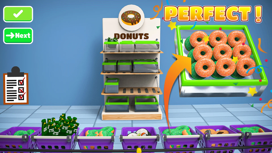 Fill Up Fridge:Organizing Game - Gameplay image of android game