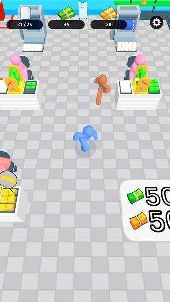Money Fever - Idle bank tycoon - Gameplay image of android game