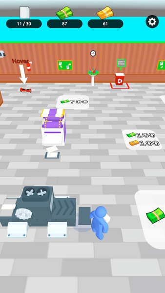 Money Fever - Idle bank tycoon - Gameplay image of android game
