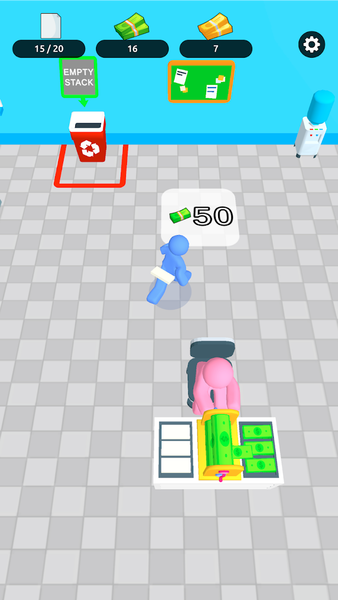 Money Fever - Idle bank tycoon - Gameplay image of android game