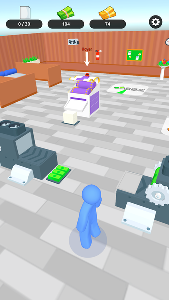 Money Fever - Idle bank tycoon - Gameplay image of android game