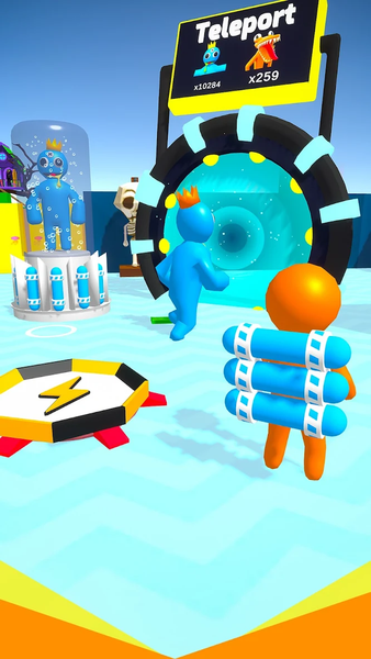 Merge Rainbow Friends 3D - Gameplay image of android game