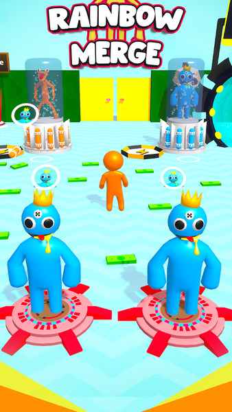 Merge Rainbow Friends 3D - Gameplay image of android game