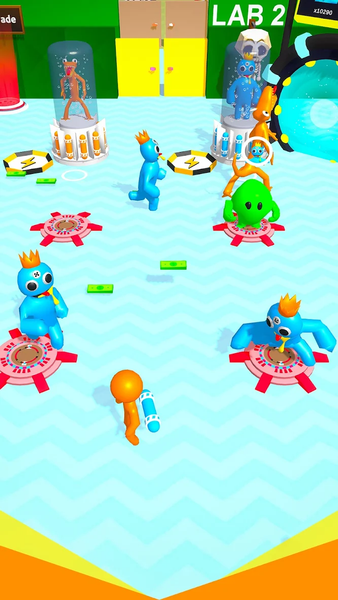 Merge Rainbow Friends 3D - Gameplay image of android game