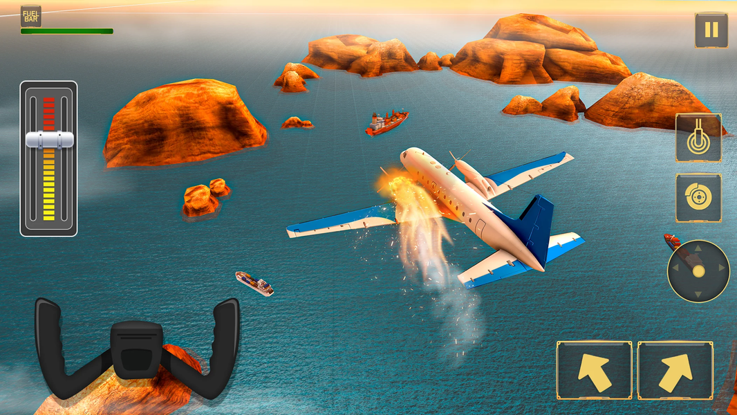Plane Crash Landing Simulator - عکس بازی موبایلی اندروید