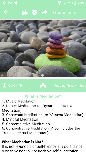 Simple Meditation - Image screenshot of android app