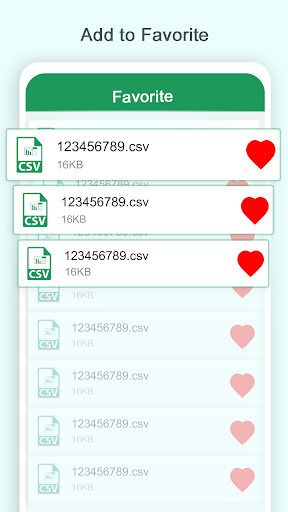 CSV File Reader & CSV Viewer - عکس برنامه موبایلی اندروید