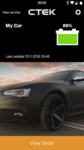 CTEK Battery Sense - Image screenshot of android app